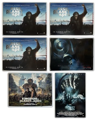 Lot 274 - A group of film posters for the Planet Of The...