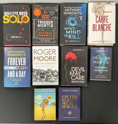 Lot 508 - A collection of signed James Bond books (post...