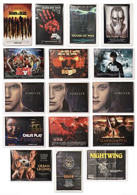 Lot 392 - A mixed group of horror movie posters...