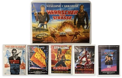 Lot 81 - A group of German A1 film posters comprising...