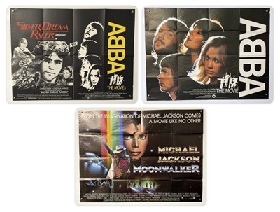 Lot 18 - ABBA THE MOVIE (1977) UK Quad together with...