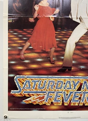 Lot 20 - SATURDAY NIGHT FEVER (1977) US one sheet,...