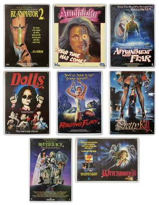 Lot 413 - A group of 8 video film posters PRETTY KILL...