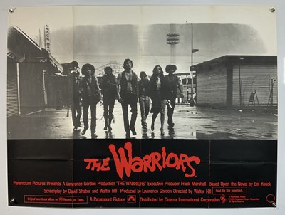 Lot 239 - THE WARRIORS (1979) UK style B, scarce black...