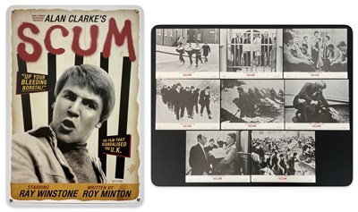 Lot 322 - SCUM (1979) US one sheet, together with a set...