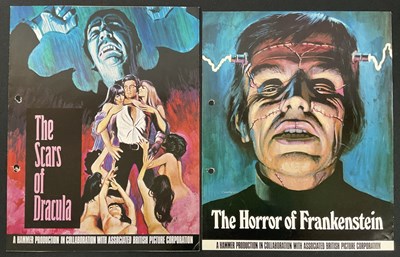 Lot 365 - A pair of advertising flyers for HAMMER Horror...