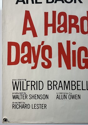 Lot 6 - A HARD DAY'S NIGHT / HELP! (1964 / 65) UK Quad...