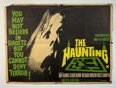 Lot 369 - THE HAUNTING (1963) UK Quad film poster for...