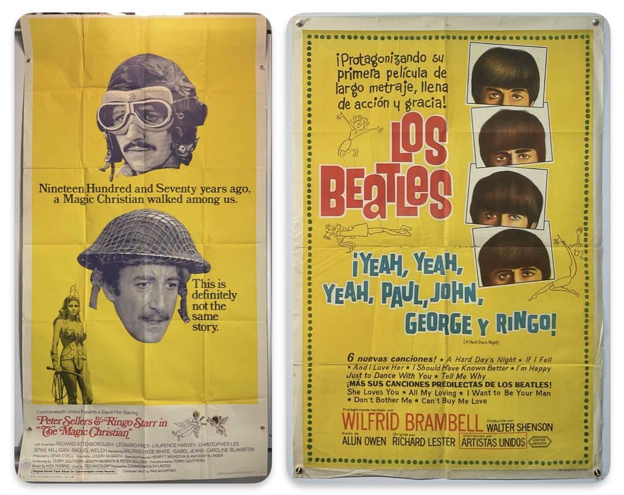 Lot 5 - A HARD DAY'S NIGHT (1964) Argentinian one...