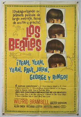Lot 5 - A HARD DAY'S NIGHT (1964) Argentinian one...