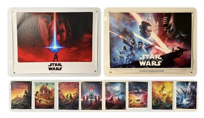 Lot 253 - STAR WARS THE LAST JEDI (2017) UK Quad film...