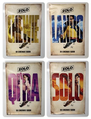 Lot 254 - SOLO A STAR WARS STORY (2018) A set of 4 Intl....