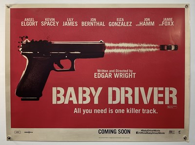 Lot 321 - BABY DRIVER (2017) UK Quad film poster, Rory...