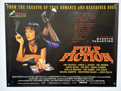 Lot 331 - PULP FICTION (1994) UK Quad film poster...