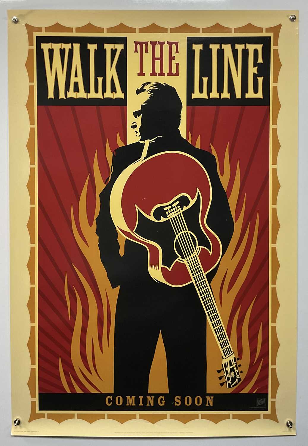 Lot 19 - WALK THE LINE (2005) International one sheet...