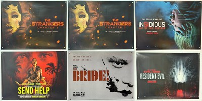 Lot 367 - A group of 2026 UK Quad Horror film posters...