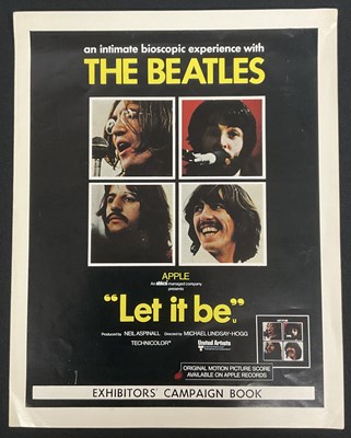 Lot 4 - LET IT BE (1970) Exhibitors Campaign book for...