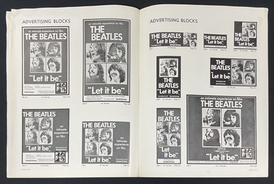 Lot 4 - LET IT BE (1970) Exhibitors Campaign book for...