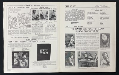 Lot 4 - LET IT BE (1970) Exhibitors Campaign book for...