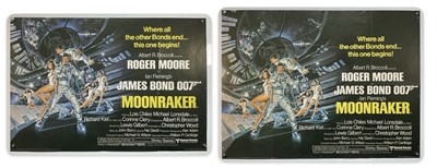 Lot 470 - MOONRAKER (1979) A pair of UK Quad film...