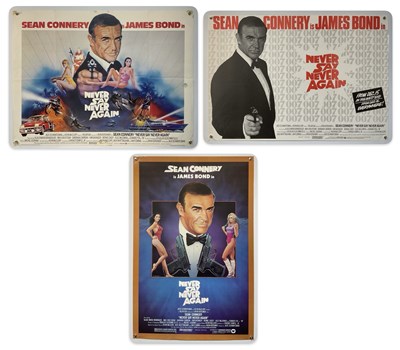 Lot 477 - NEVER SAY NEVER AGAIN (1983) UK Quad film...