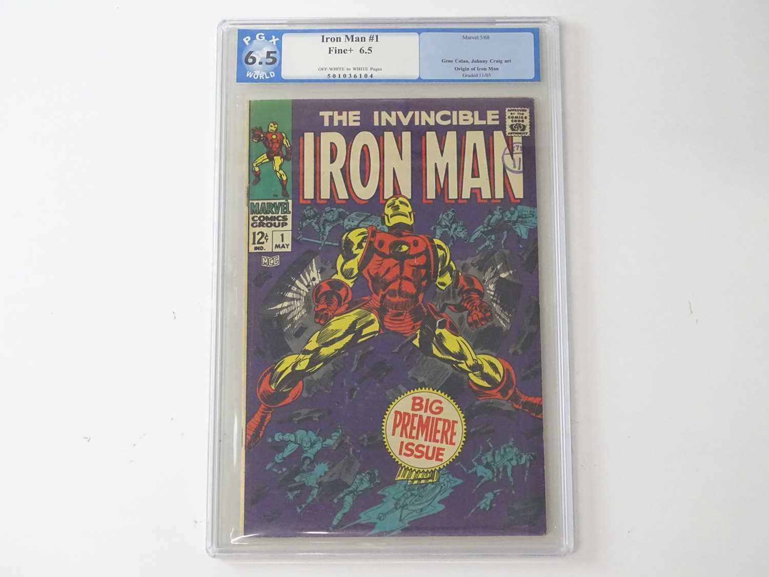 Lot 1 - IRON MAN #1 (1968 - MARVEL - UK Cover Price) -...