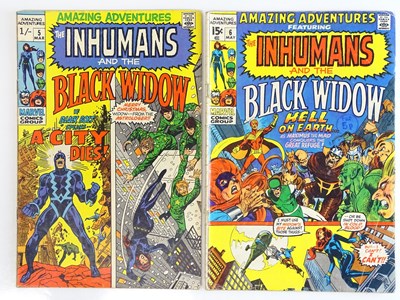 Lot 136 - AMAZING ADVENTURES: INHUMANS & BLACK WIDOW #5...