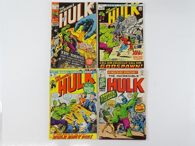 Lot 150 - INCREDIBLE HULK #140, 145, 147 & KING-SIZE...