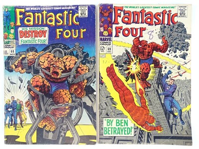 Lot 172 - FANTASTIC FOUR #68 & 69 - (2 in Lot) - (1967 -...