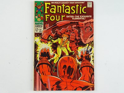 Lot 176 - FANTASTIC FOUR #81 (1968 - MARVEL - UK Price...