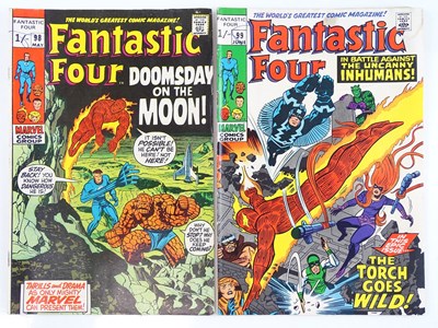 Lot 185 - FANTASTIC FOUR #98 & 99 - (2 in Lot) - (1970 -...
