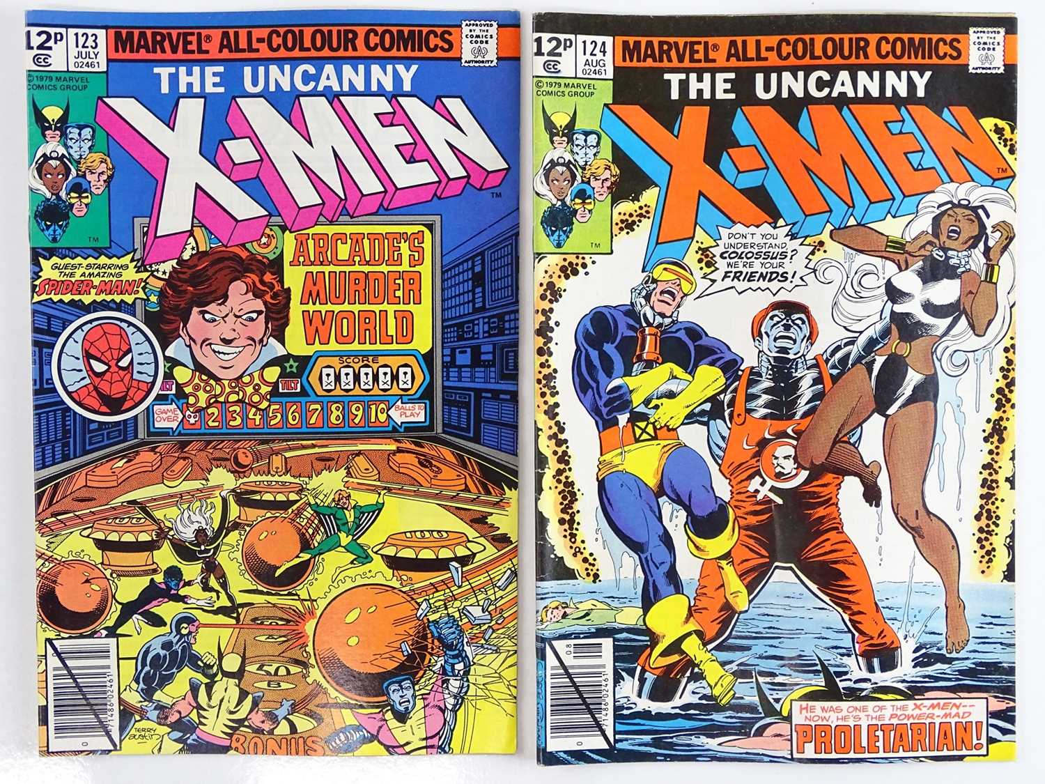 Lot 22 - UNCANNY X-MEN #123 & 124 - (2 in Lot) - (1979 -...