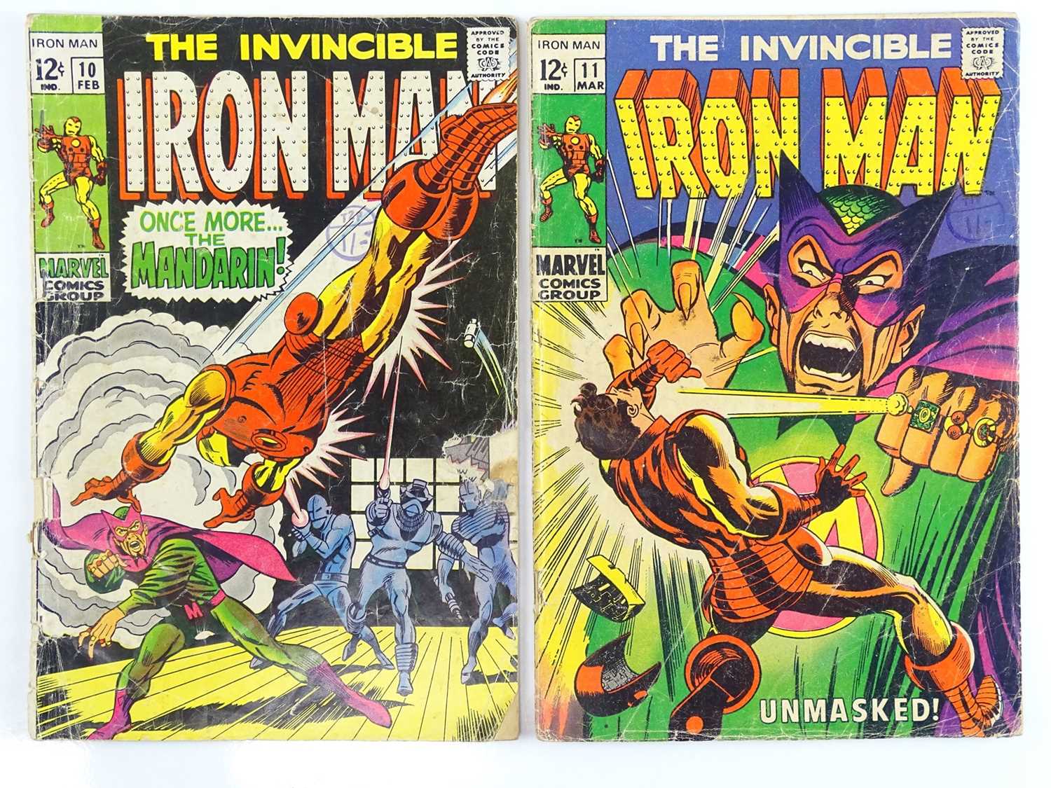 Lot 47 - IRON MAN #10 & 11 - (2 in Lot) - (1969 -...