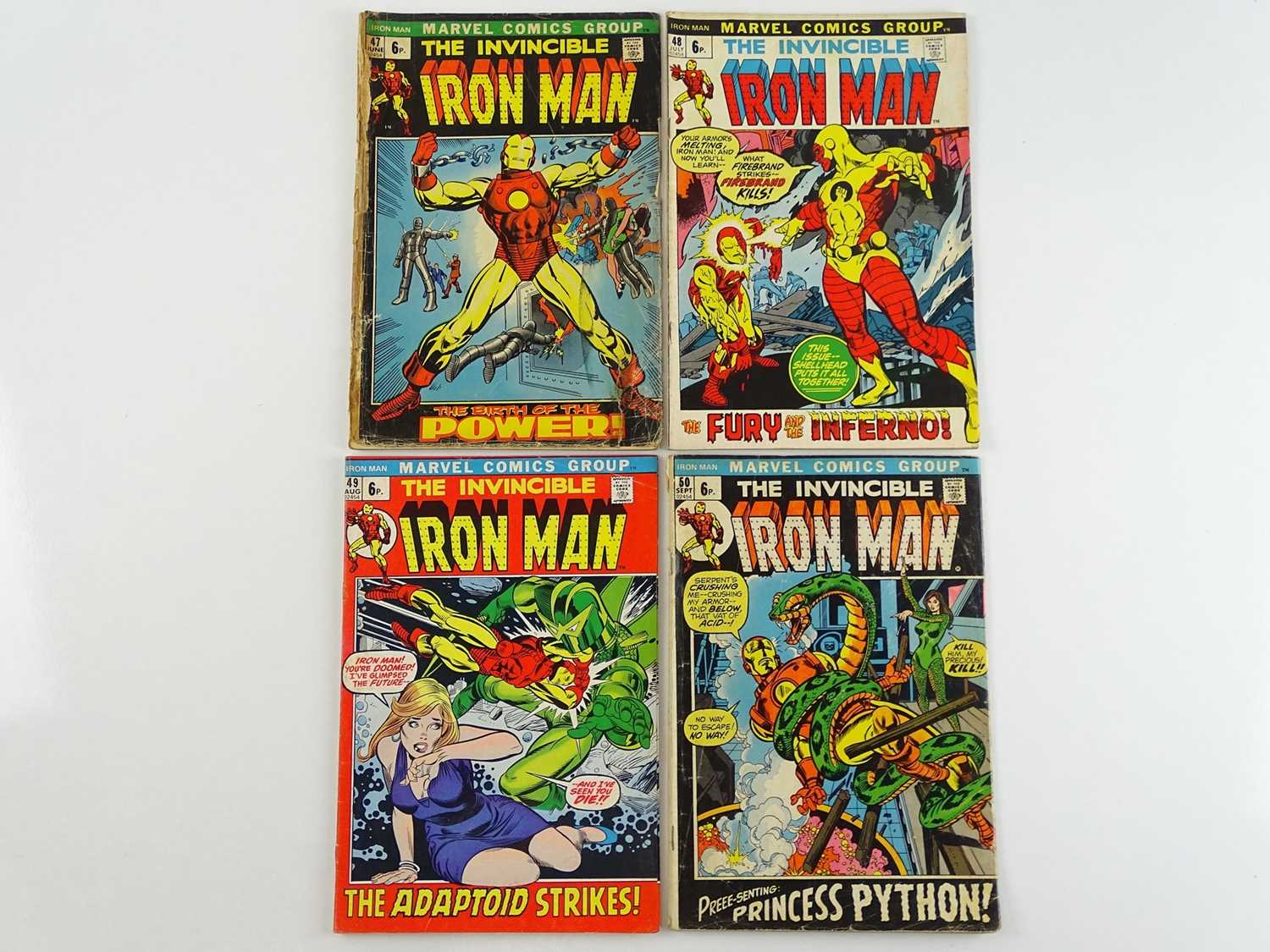 Lot 57 - IRON MAN #47, 48, 49, 50 - (4 in Lot) - (1972 -...