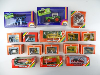 Lot 10 - A group of BRITAINS and SIKU agricultural...