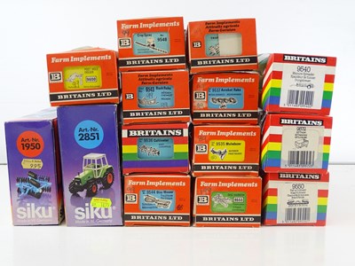 Lot 10 - A group of BRITAINS and SIKU agricultural...