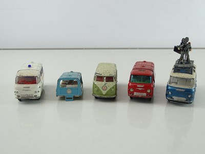 Lot 107 - A group of CORGI TOYS VW and Commer vans...
