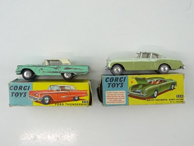 Lot 110 - A pair of CORGI Toys comprising: a 214 Ford...