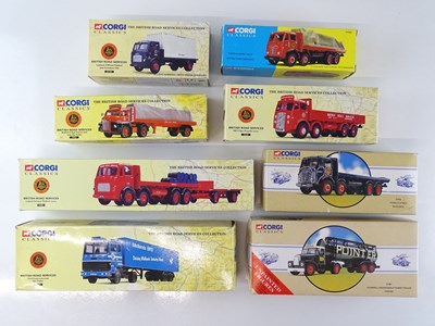 Lot 12 - A group of CORGI CLASSICS lorries - VG in G/VG...