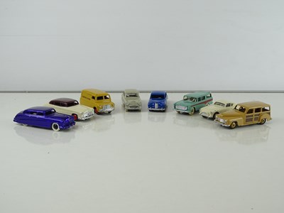 Lot 14 - A group of DINKY and CORGI cars and vans all...