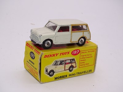 Lot 143 - A DINKY Toys 197 Morris Mini Traveller -...