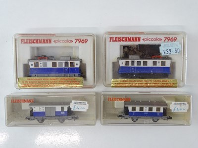 Lot 234 - A group of FLEISCHMANN 'Edelweissbahn' N Gauge...