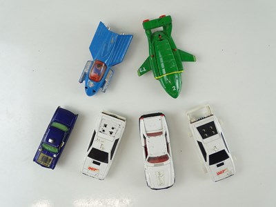 Lot 24 - A group of playworn MATCHBOX and CORGI TV/Film...