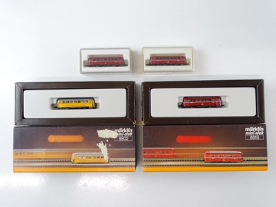 Lot 251 - A group of MARKLIN Z Gauge German Outline...