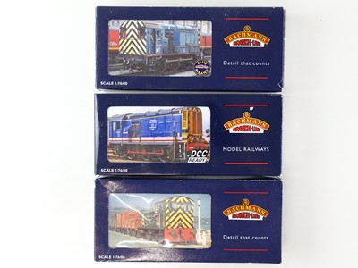 Lot 360 - A group of BACHMANN diesel shunting locos...