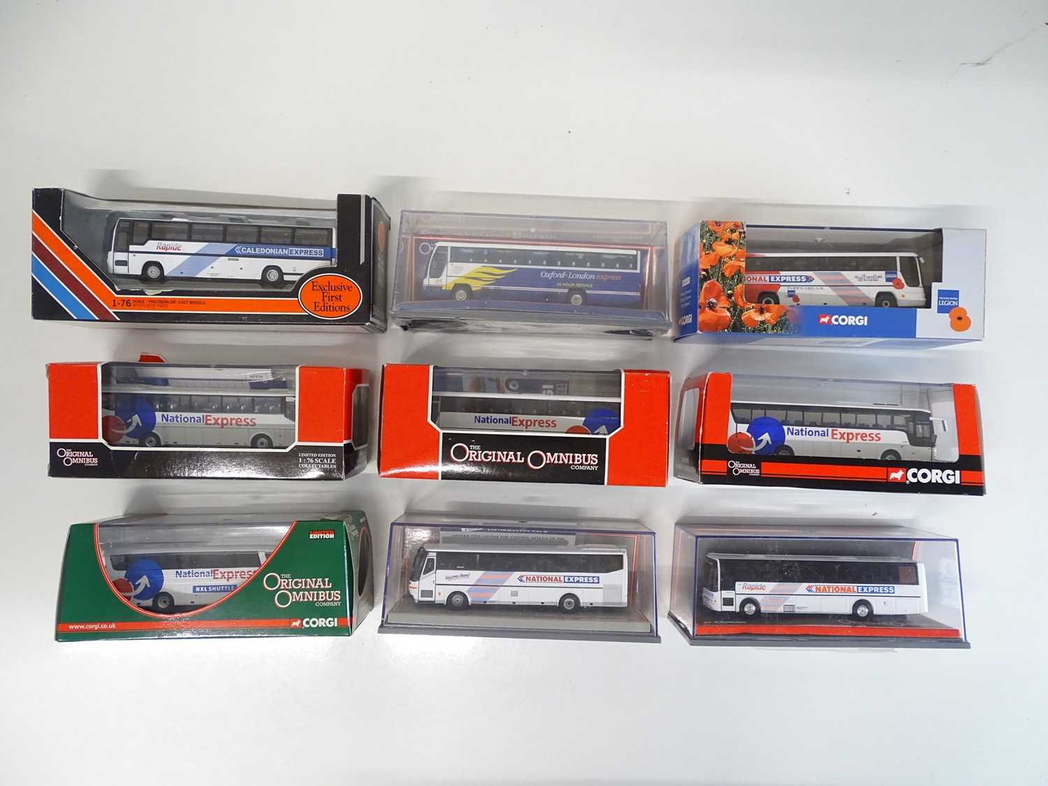 Lot 41 - A mixed group of CORGI OOC and EFE coaches in...