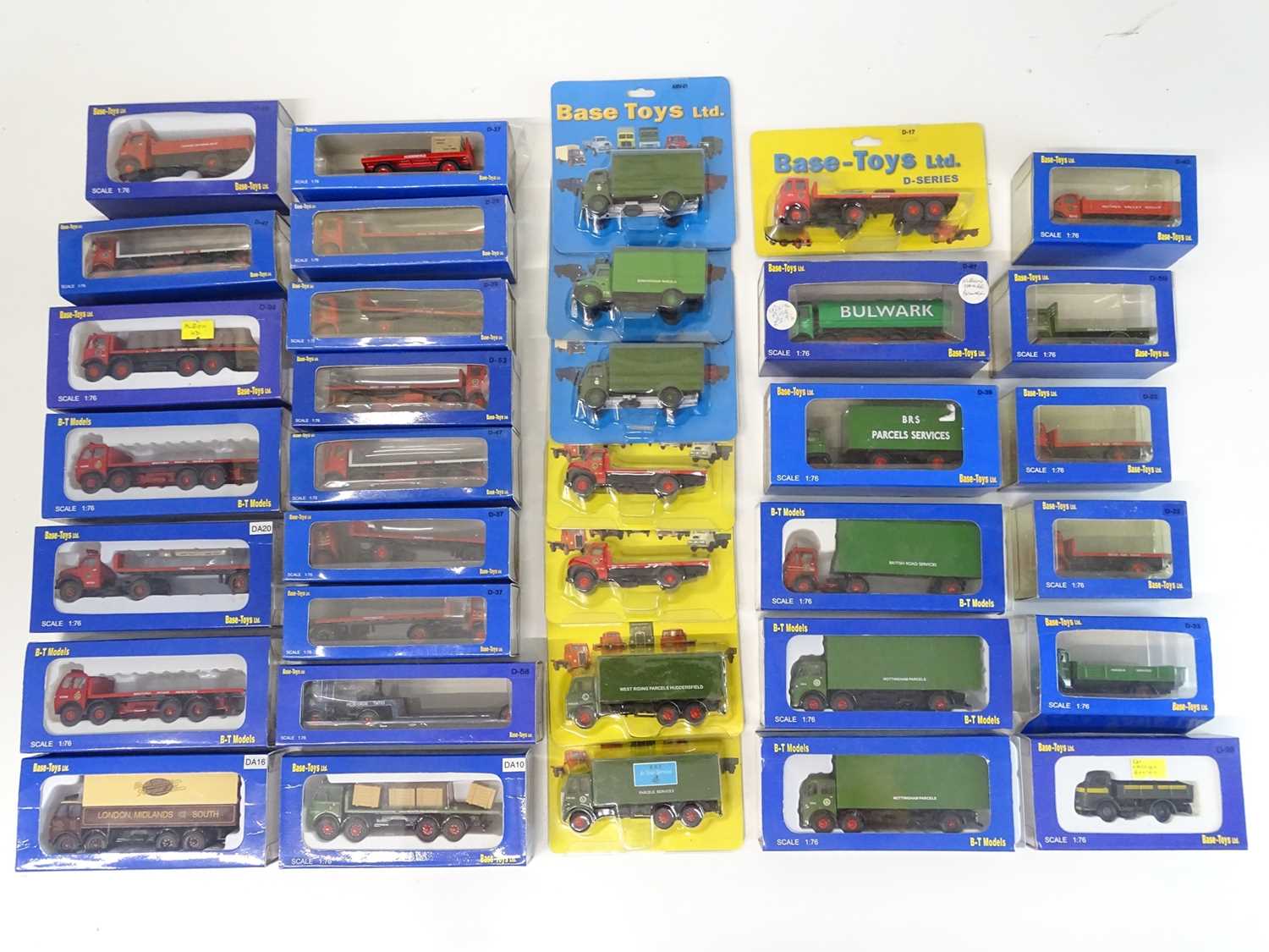 Lot 7 - A group of Base Toys / B-T Models 1:76 scale...