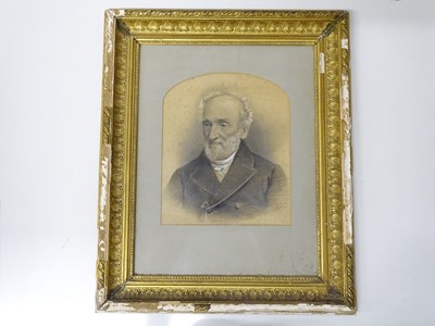 Lot 114 - A framed and glazed etching (19" x 23") of an...