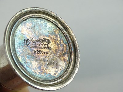 Lot 133 - A non matching BR silver plate Mappin & Webb...