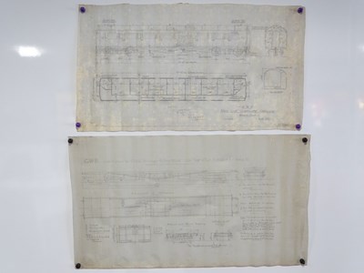 Lot 25 - Collection of blue prints/ scale drawings x10...